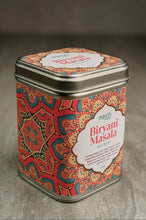 Load image into Gallery viewer, A tin of biryani masala spice blend