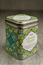 Load image into Gallery viewer, A tin of chana masala spice blend