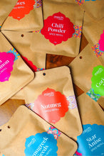 Load image into Gallery viewer, A collection of spice blend refill packets