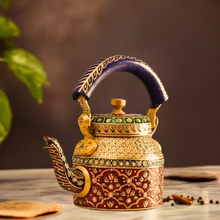 Load image into Gallery viewer, Handpainted Indian Chai Kettle
